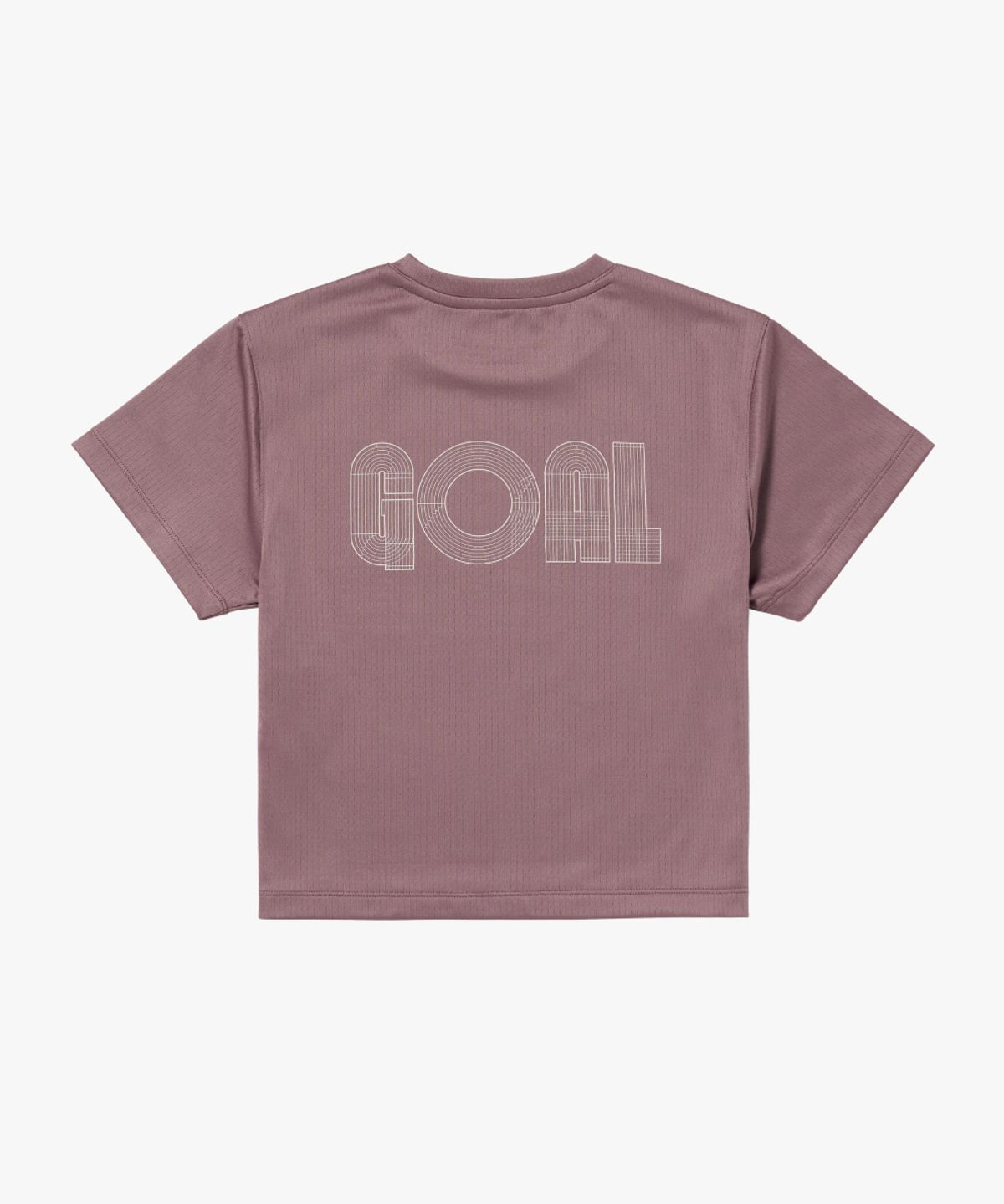 골스튜디오(GOALSTUDIO) WS TRACK GOAL LOGO CROP TEE-BRICK
