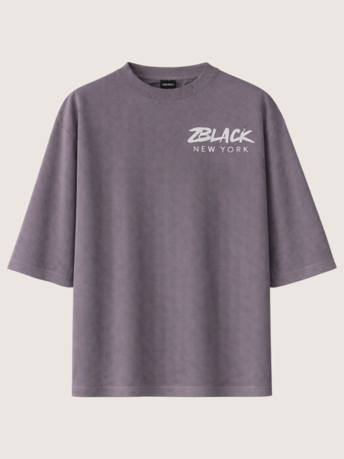 지블랙(ZBLACK) 패션위크 시티 뉴욕 7부 티셔츠(BEIGE)