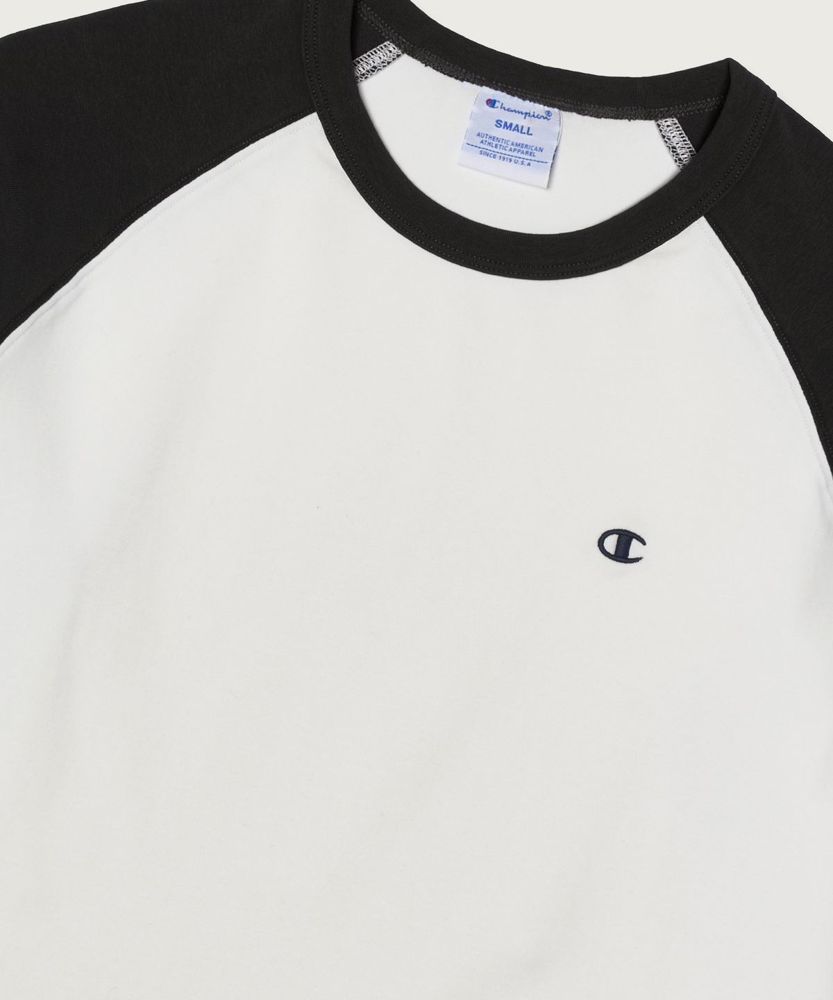 챔피온(CHAMPION) 여성 C로고 레글런 롱슬리브 티셔츠 Charcoal
