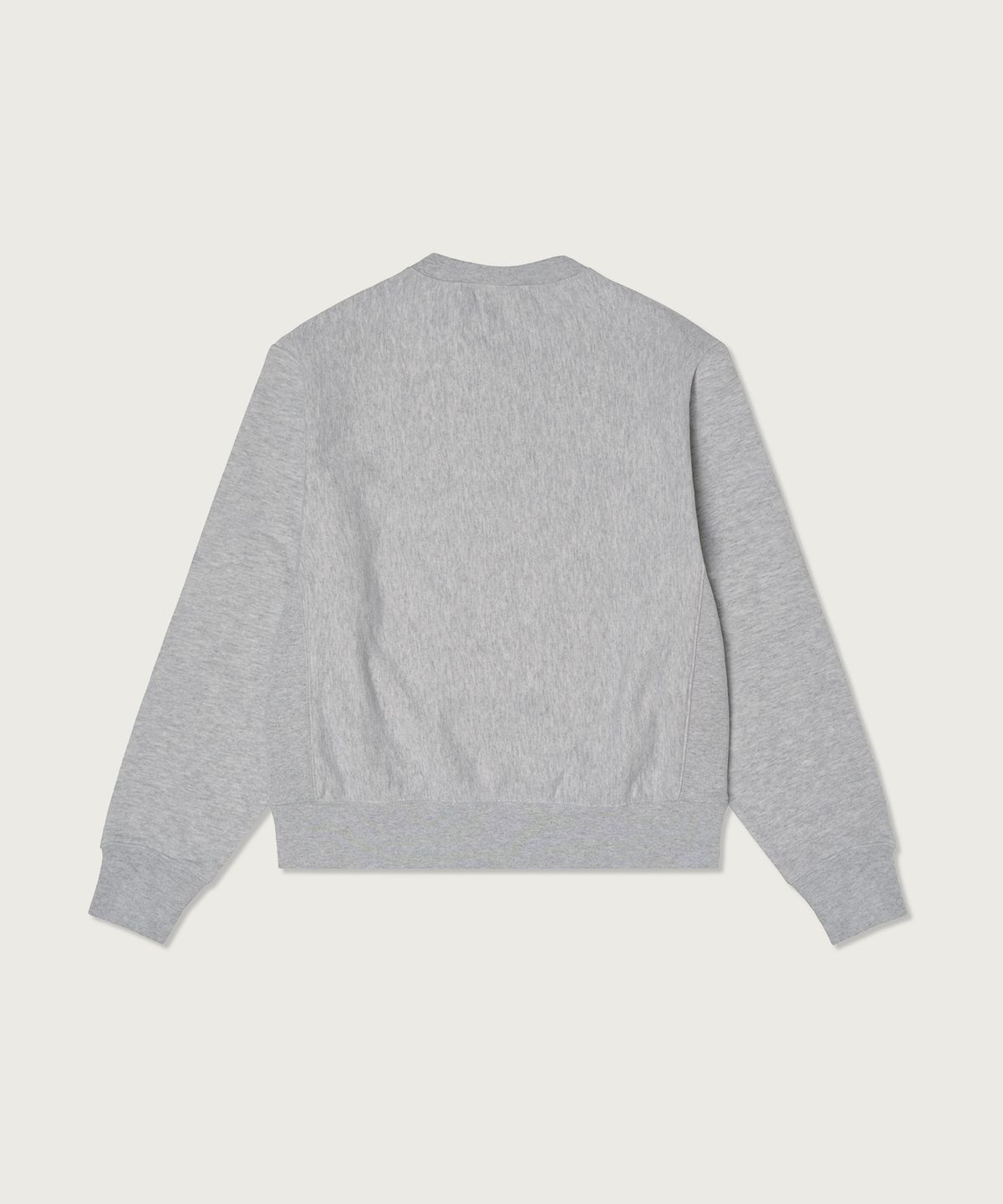 챔피온(CHAMPION) 여성 리버스위브 빅 로고 크롭 스웨트셔츠 Light Grey