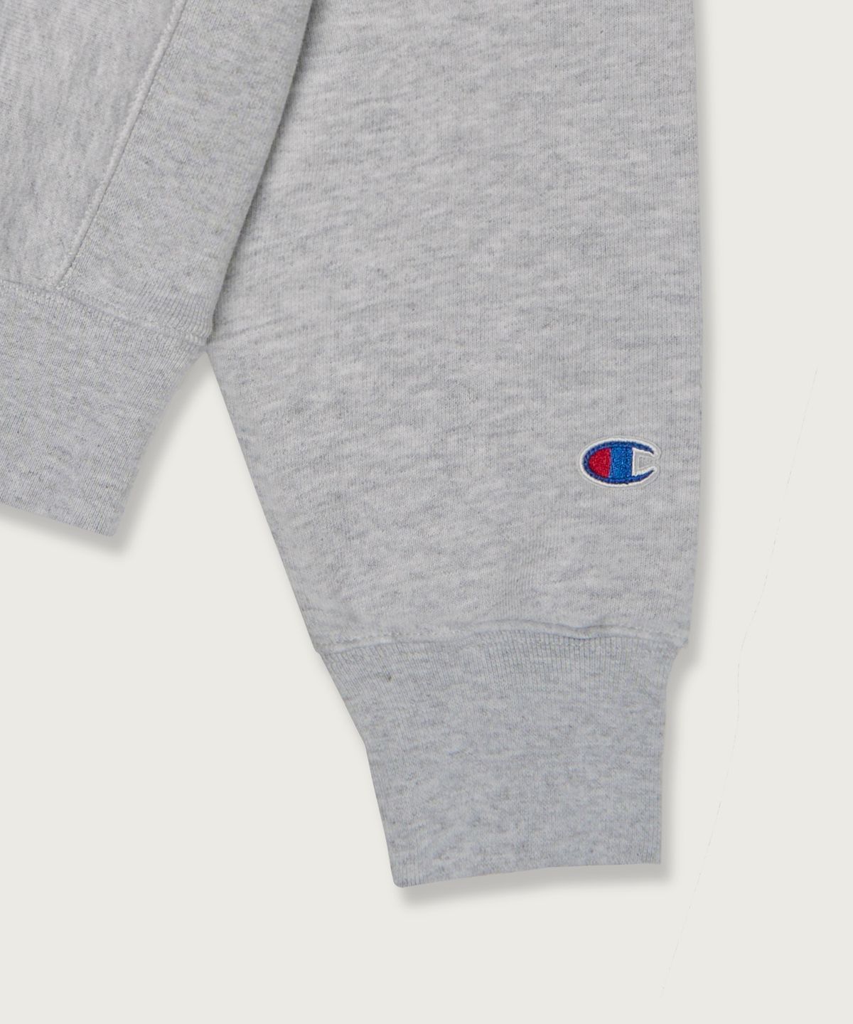 챔피온(CHAMPION) 여성 리버스위브 빅 로고 크롭 스웨트셔츠 Light Grey