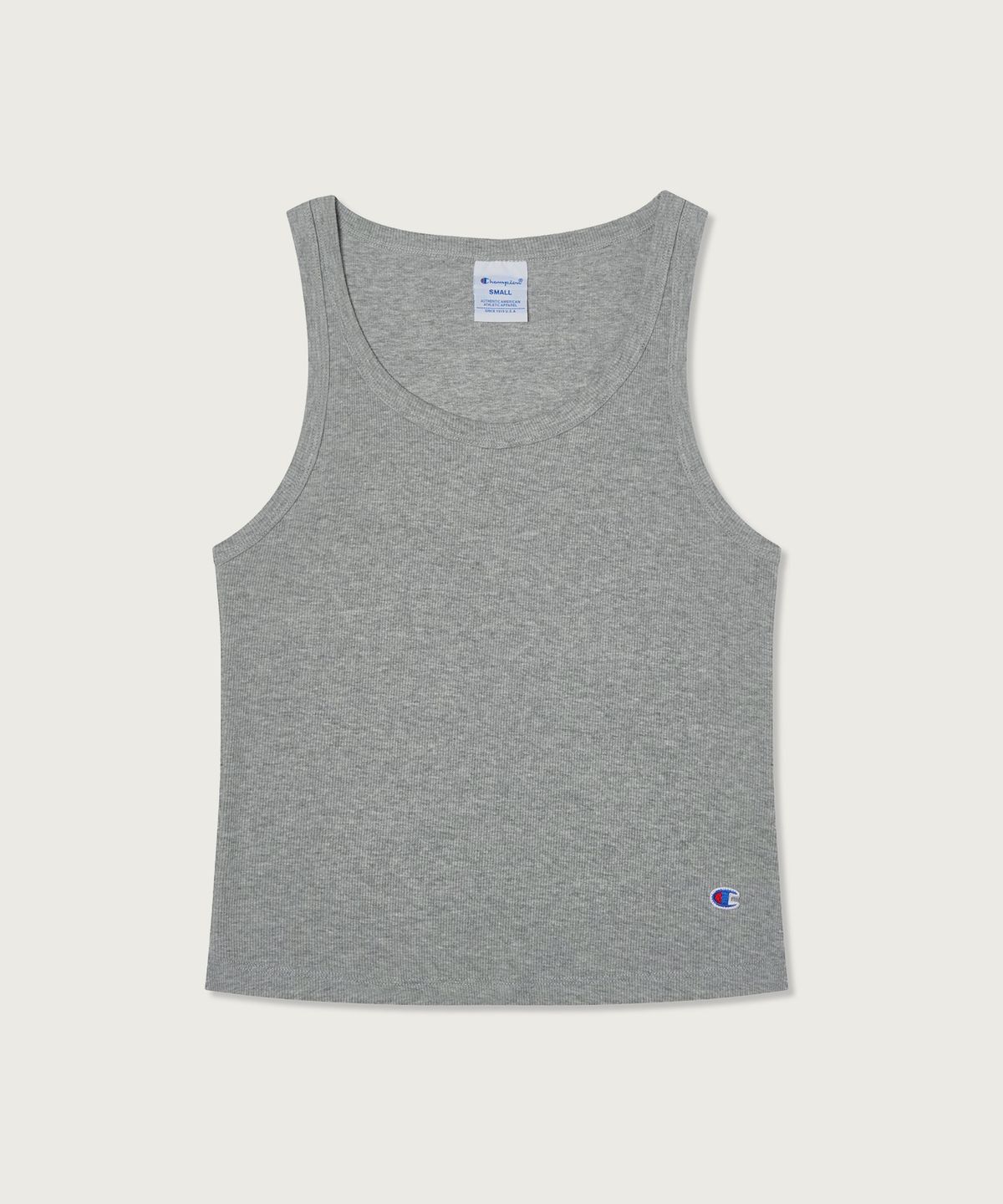 챔피온(CHAMPION) 여성 C로고 베이직 슬리브리스 Grey