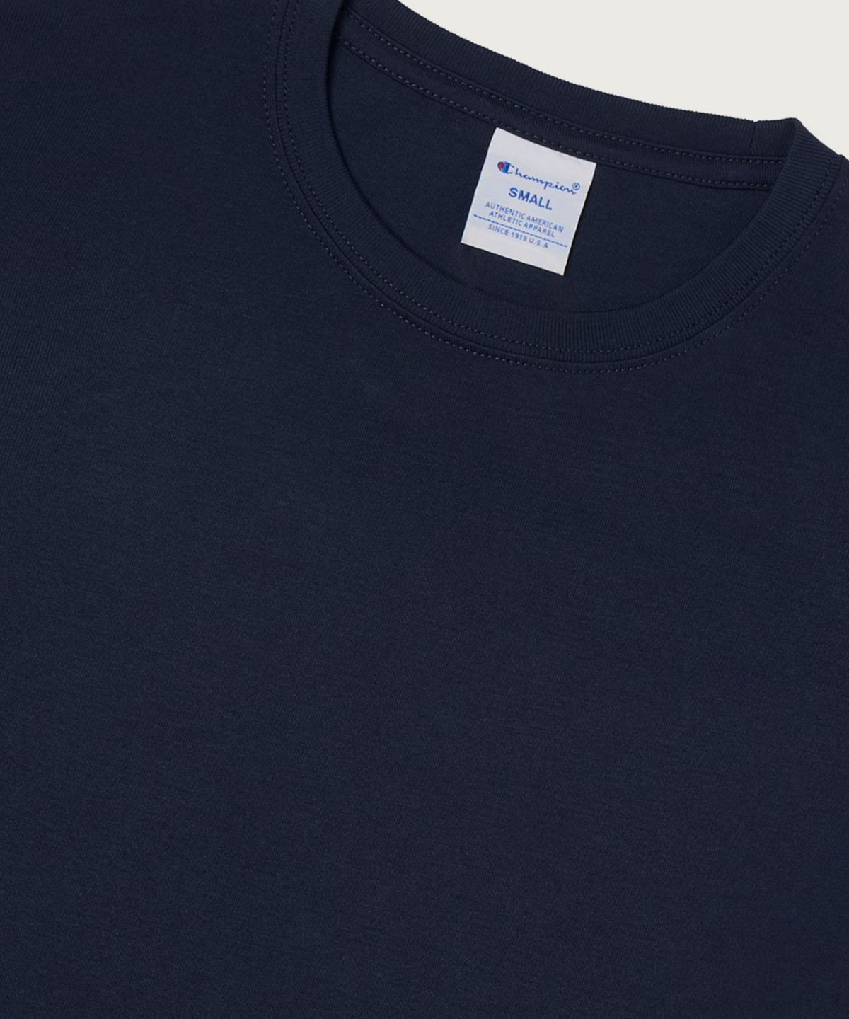 챔피온(CHAMPION) 여성 C로고 슬림핏 티셔츠 Navy