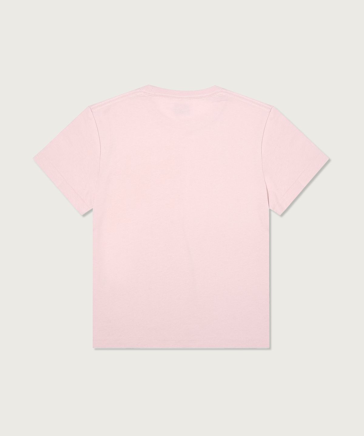 챔피온(CHAMPION) 여성 C로고 슬림핏 티셔츠 Pink