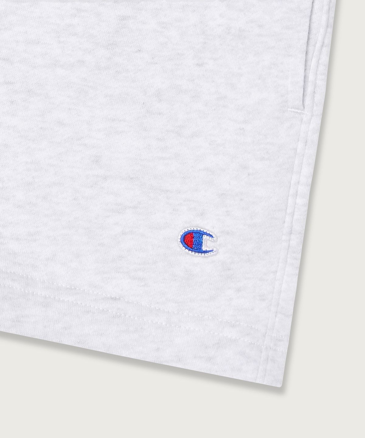 챔피온(CHAMPION) 여성 C로고 스웨트 쇼츠 Light Grey