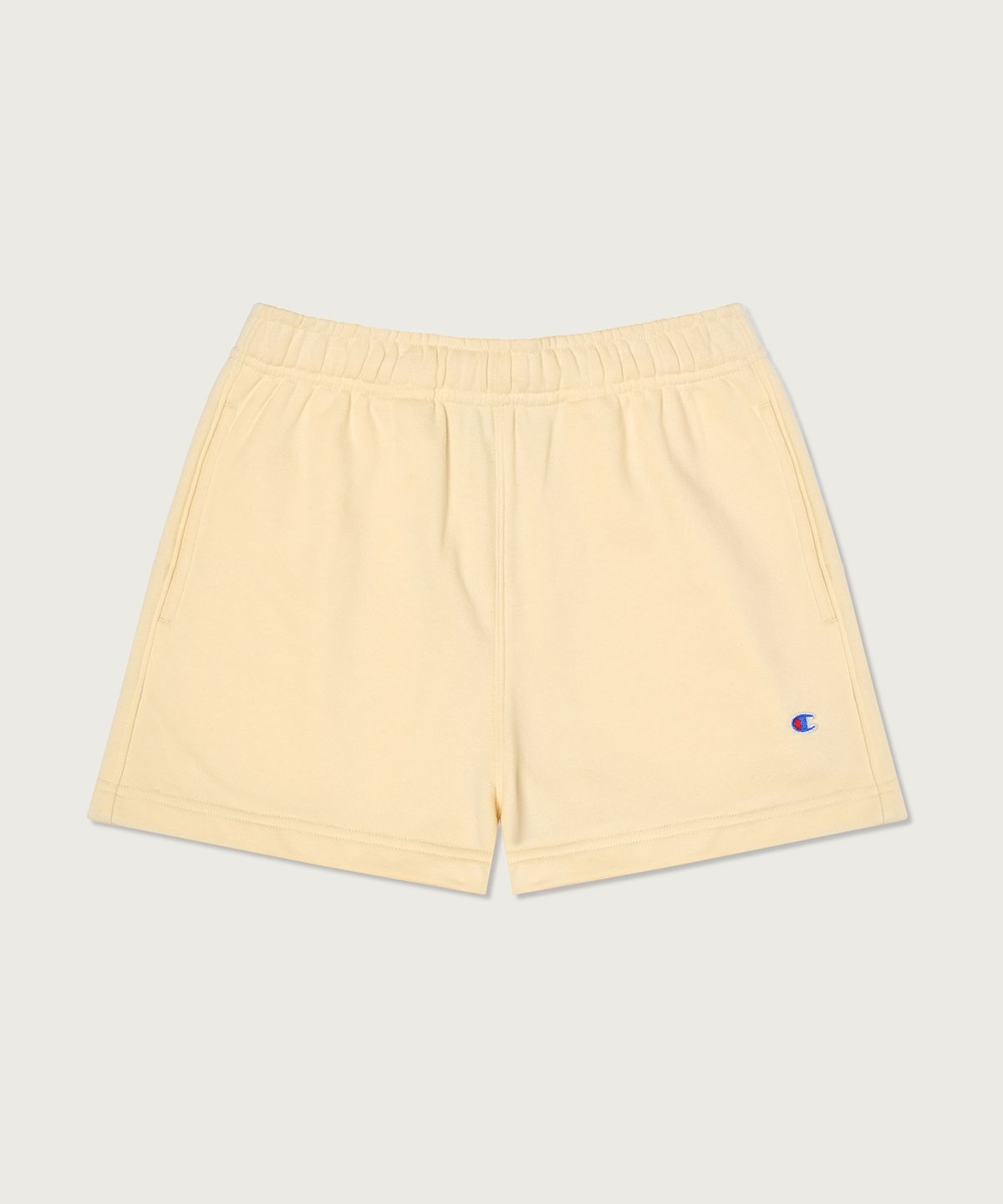 챔피온(CHAMPION) 여성 C로고 스웨트 쇼츠 Cream