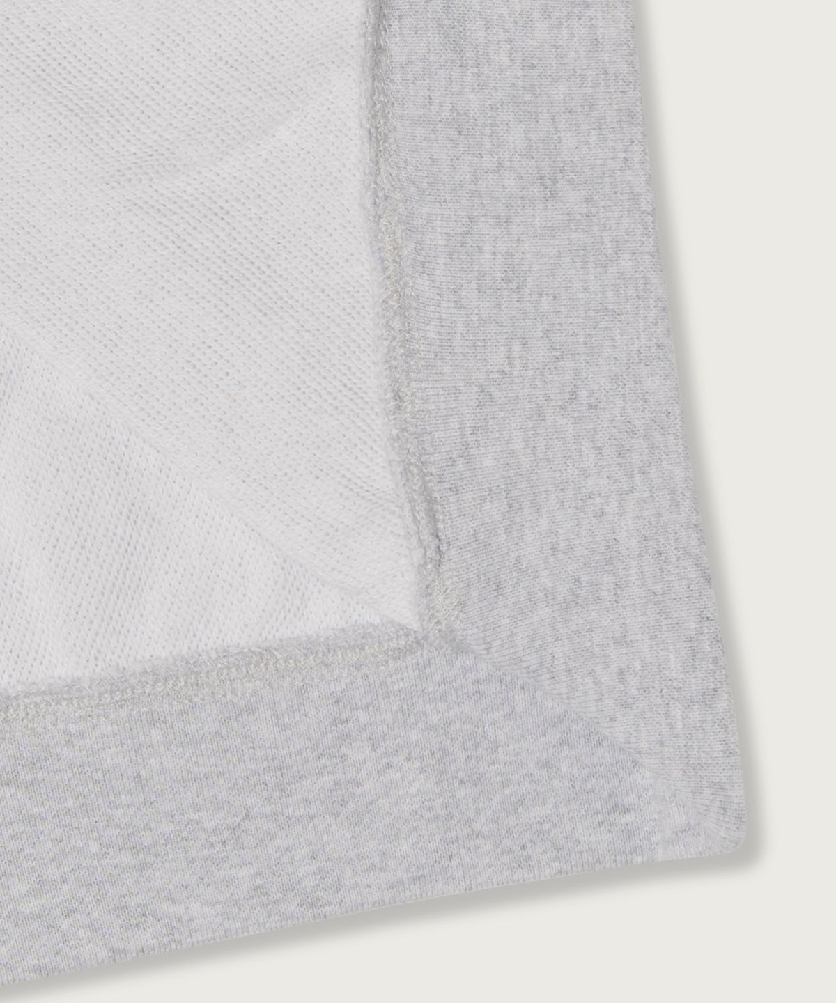 챔피온(CHAMPION) 여성 리버스위브 빅 로고 크롭 후드 집업 Light Grey