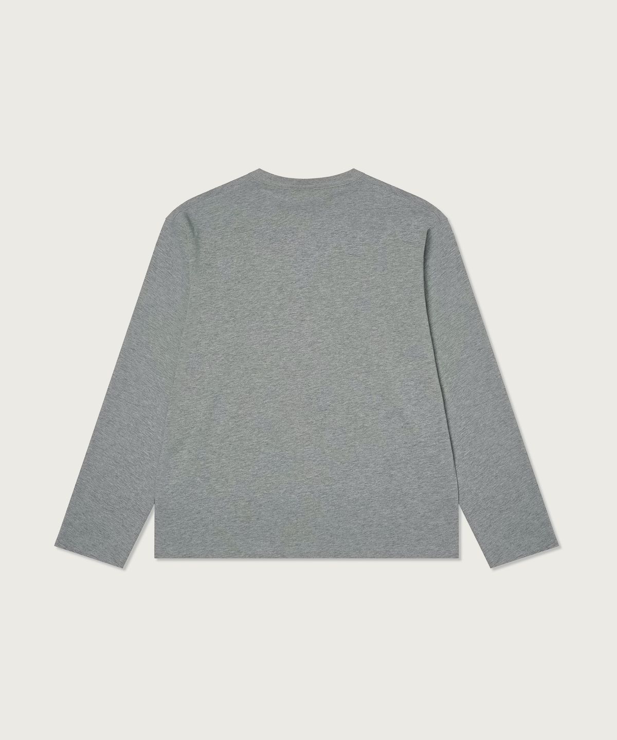 챔피온(CHAMPION) 헤리티지 루즈핏 헨리넥 롱슬리브 티셔츠 Grey