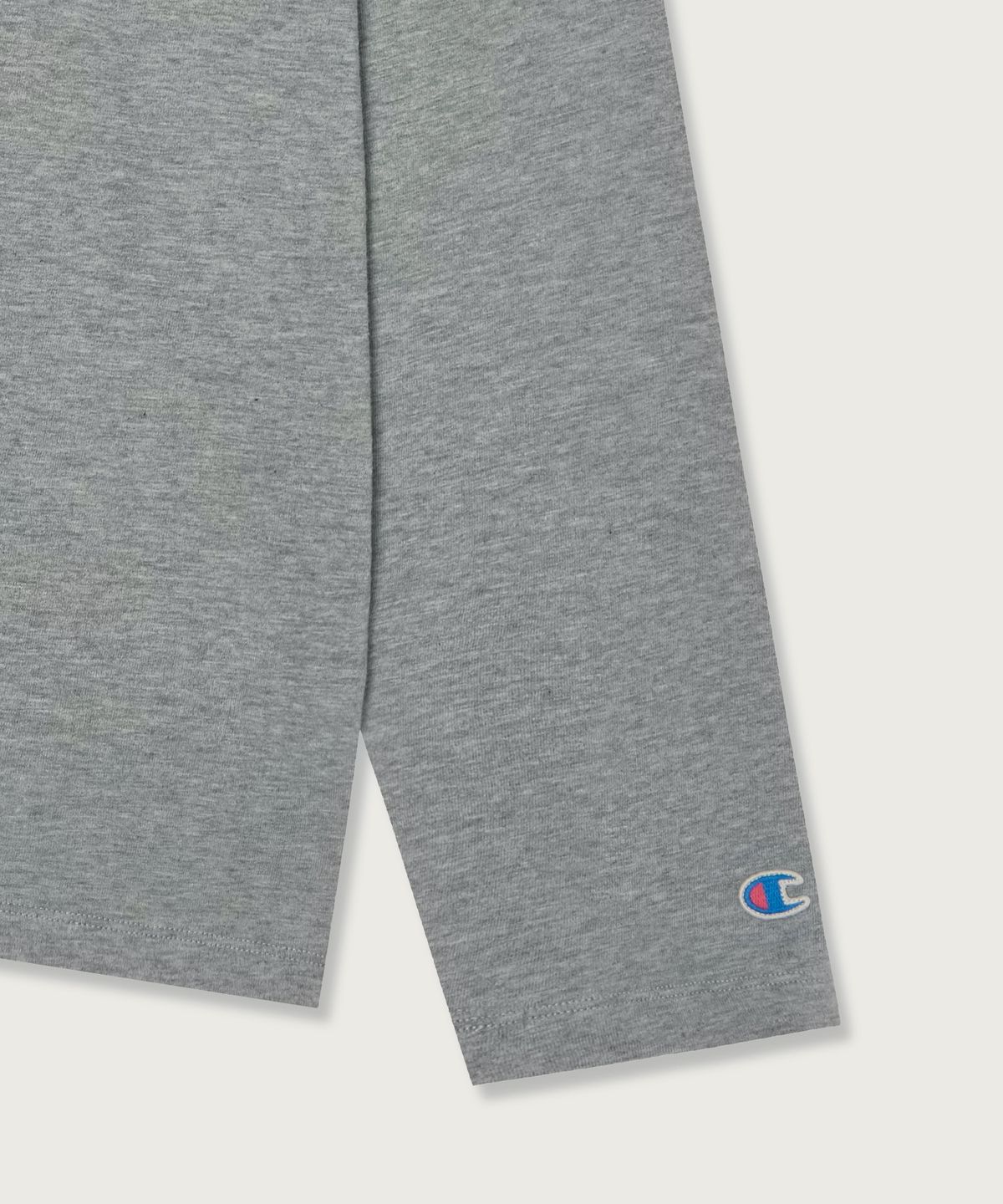 챔피온(CHAMPION) 헤리티지 루즈핏 헨리넥 롱슬리브 티셔츠 Grey