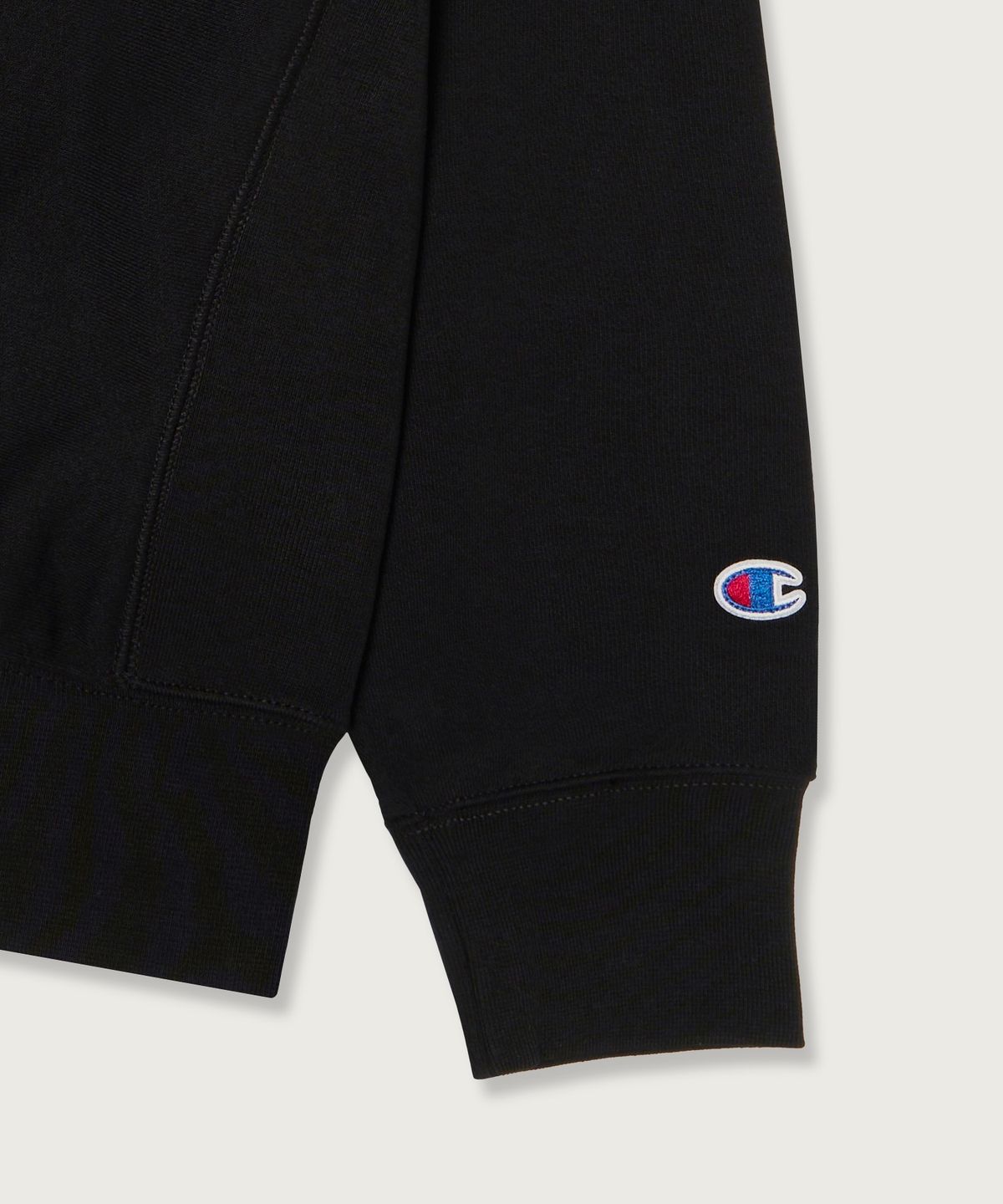 챔피온(CHAMPION) 리버스위브 루즈핏 스웨트셔츠 Black