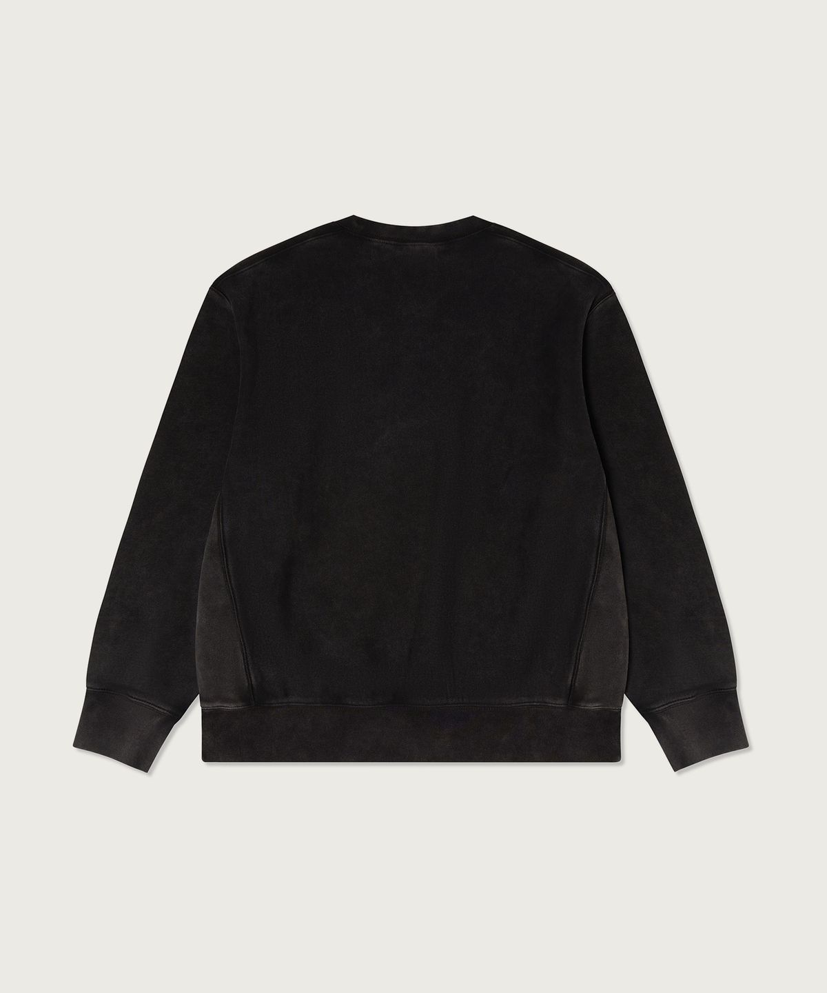 챔피온(CHAMPION) 리버스위브 루즈핏 컬리지 스웨트셔츠 Black