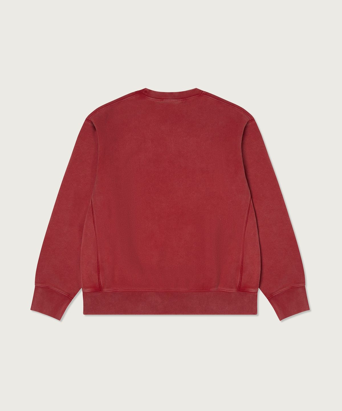 챔피온(CHAMPION) 리버스위브 루즈핏 컬리지 스웨트셔츠 Red