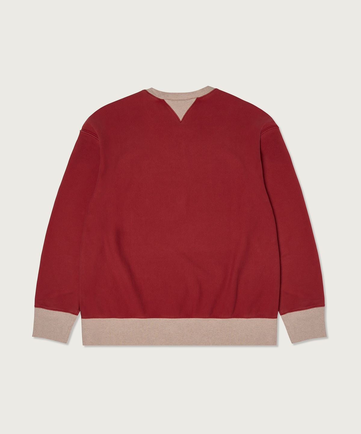 챔피온(CHAMPION) 루즈핏 50s 애슬레틱 팀 스웨트셔츠 Red