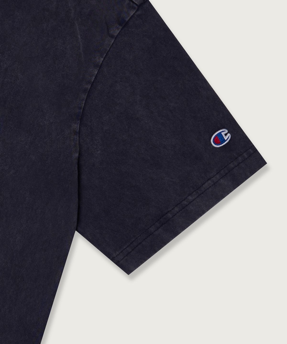 챔피온(CHAMPION) 루즈핏 컬리지 티셔츠 Navy