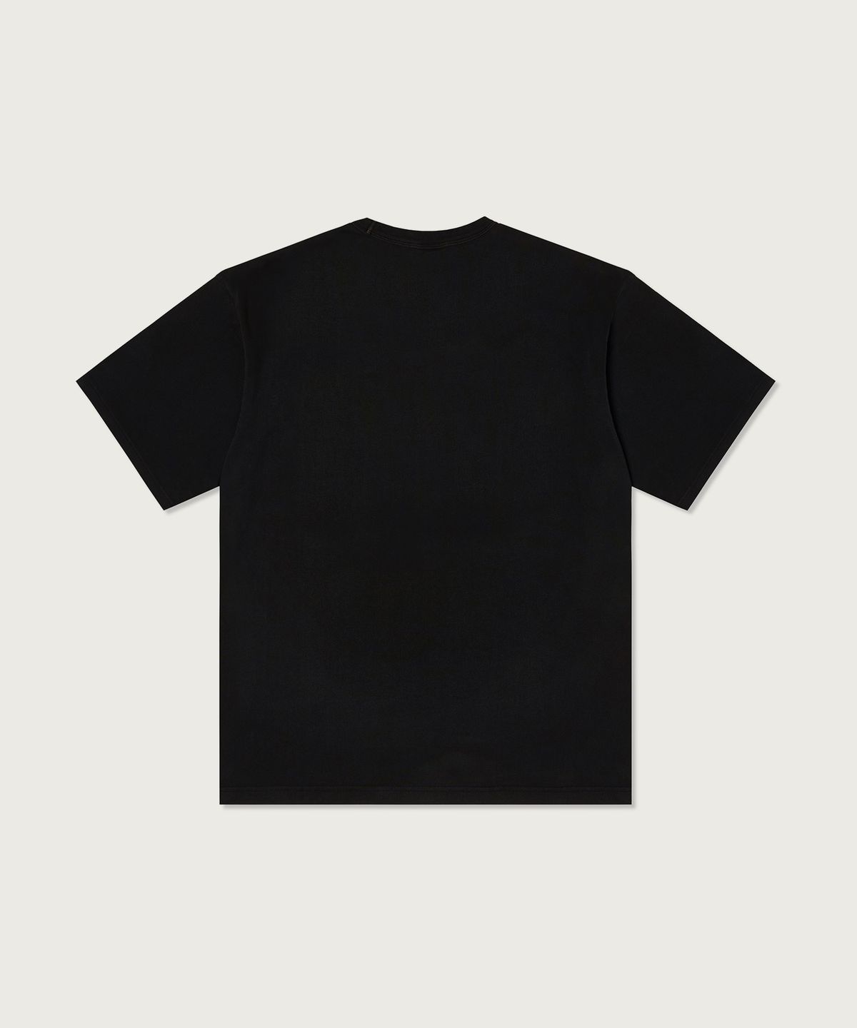 챔피온(CHAMPION) 루즈핏 워싱 크루 티셔츠 Charcoal