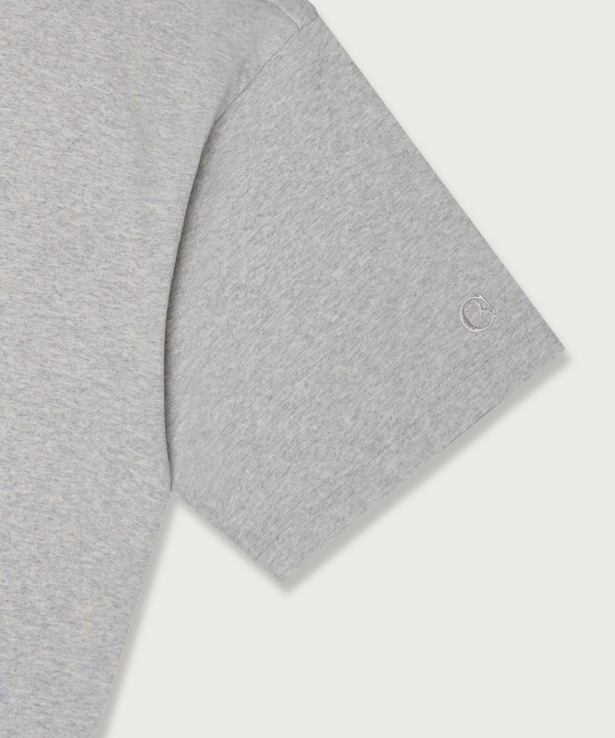 챔피온(CHAMPION) 루즈핏 워싱 크루 티셔츠 Grey