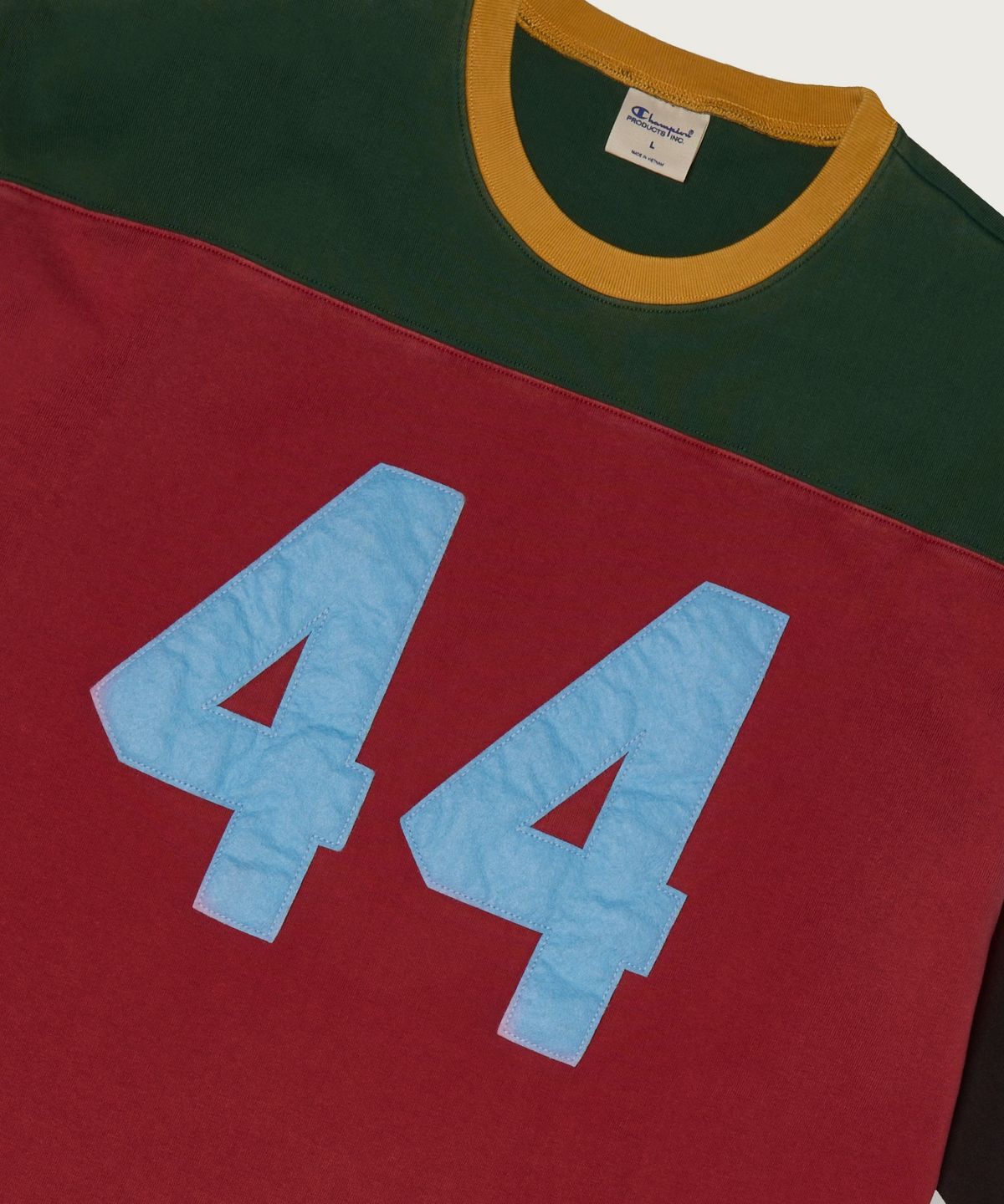 챔피온(CHAMPION) 루즈핏 70s 애슬레틱 팀 티셔츠 Red