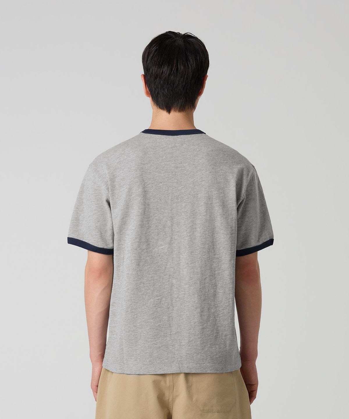 챔피온(CHAMPION) 헤리티지 로체스터 링거 티셔츠 Grey