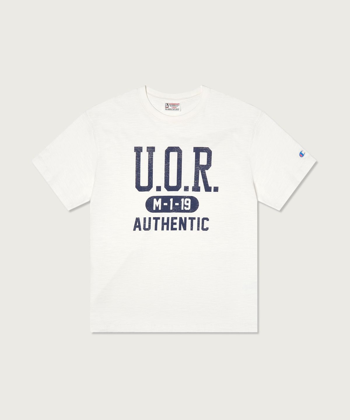 챔피온(CHAMPION) 헤리티지 유니버셜 티셔츠 White