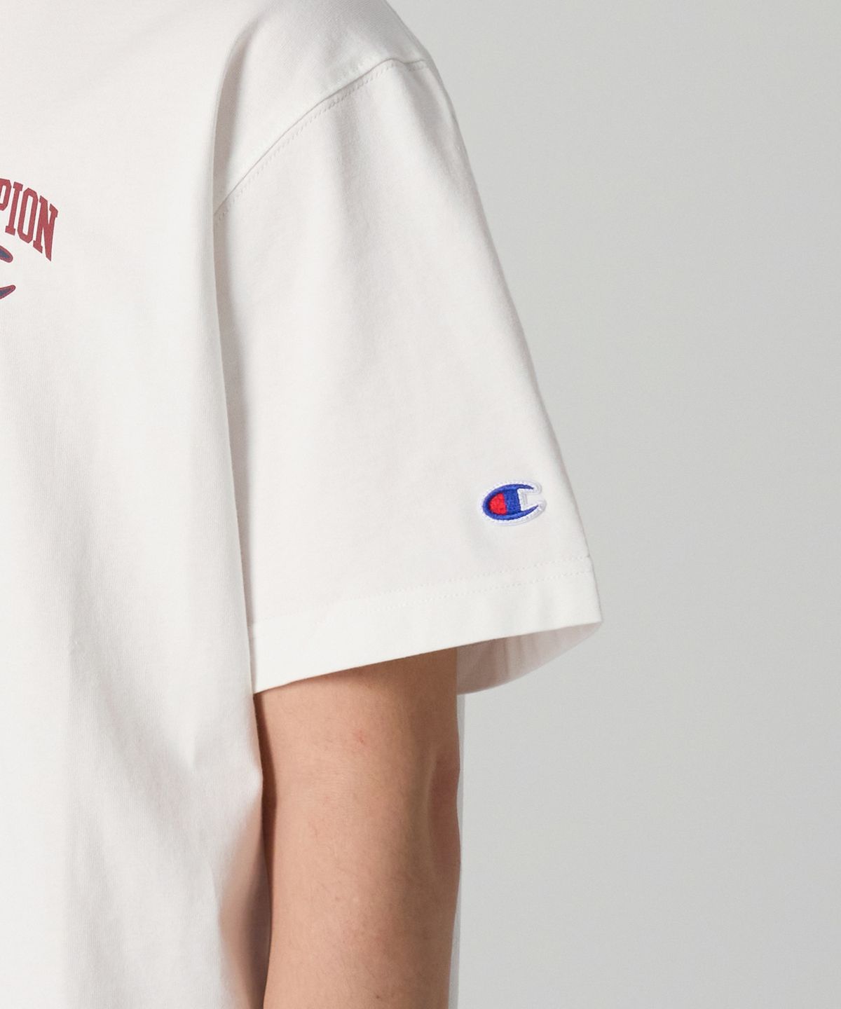 챔피온(CHAMPION) NY C로고 티셔츠 White