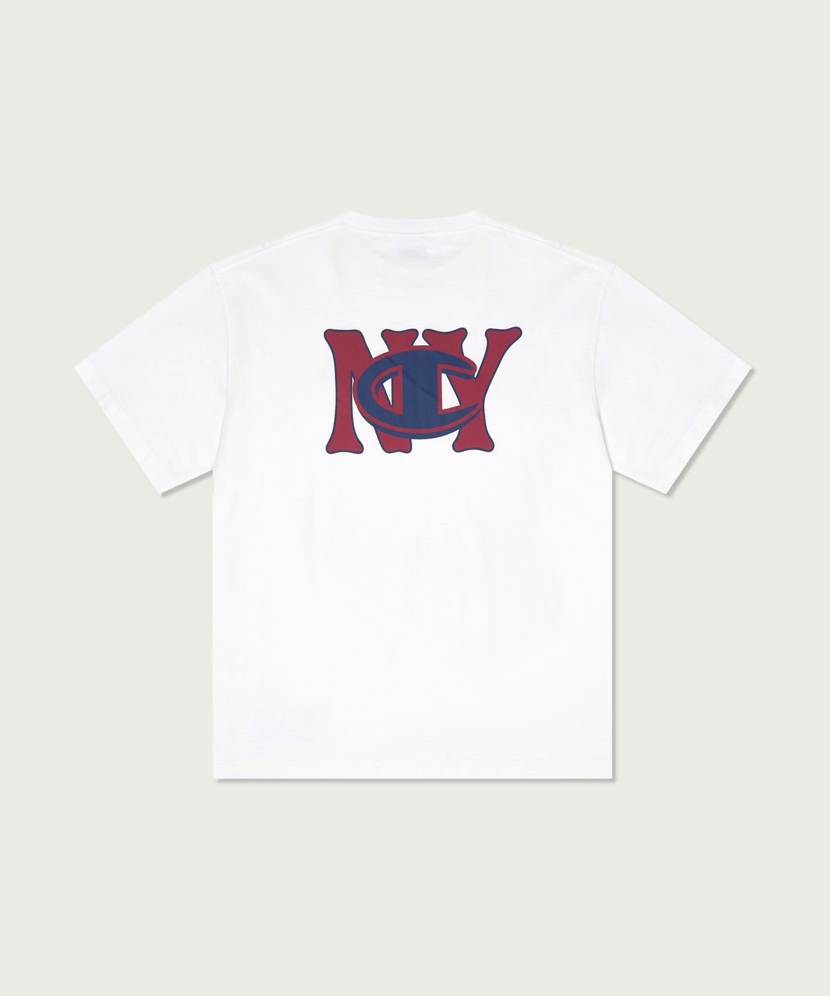 챔피온(CHAMPION) NY C로고 티셔츠 White