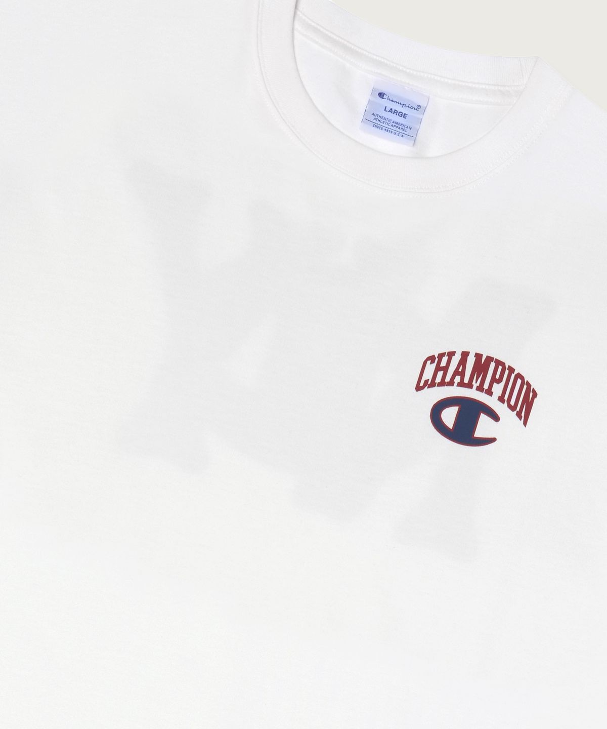 챔피온(CHAMPION) NY C로고 티셔츠 White