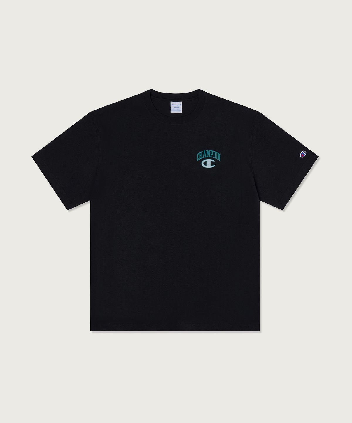 챔피온(CHAMPION) NY C로고 티셔츠 Black