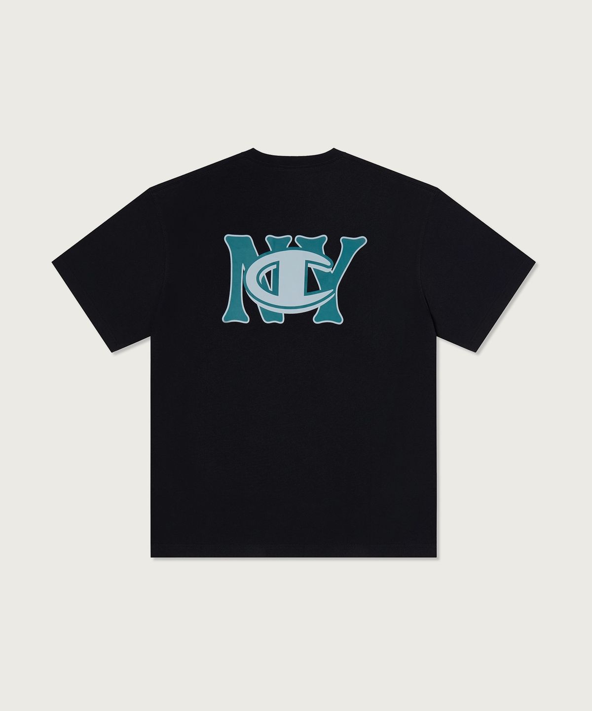 챔피온(CHAMPION) NY C로고 티셔츠 Black