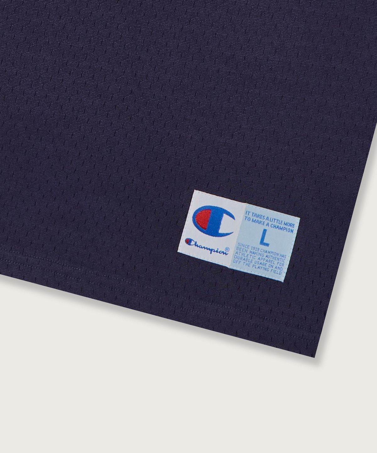 챔피온(CHAMPION) 컬리지 메쉬 풋볼 저지 티셔츠 Navy