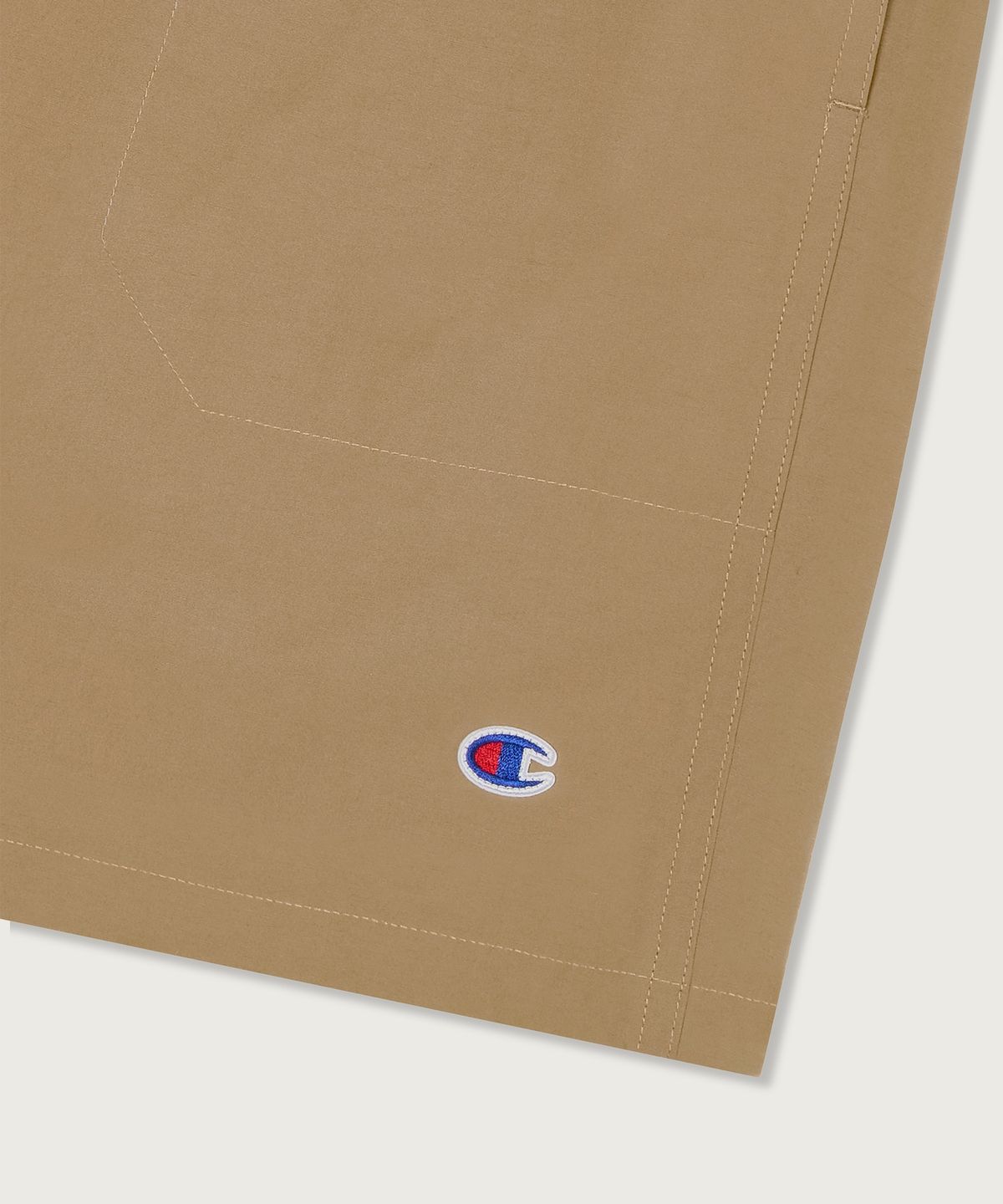 챔피온(CHAMPION) C로고 우븐 쇼츠 Beige