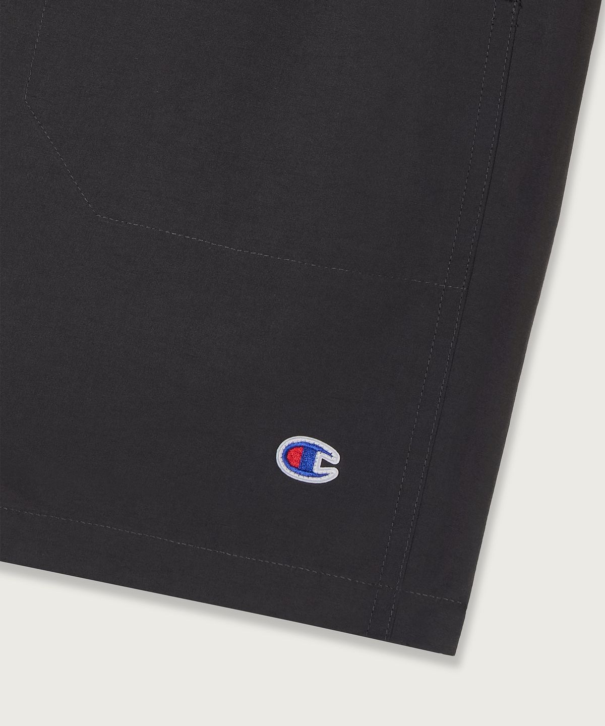 챔피온(CHAMPION) C로고 우븐 쇼츠 Charcoal