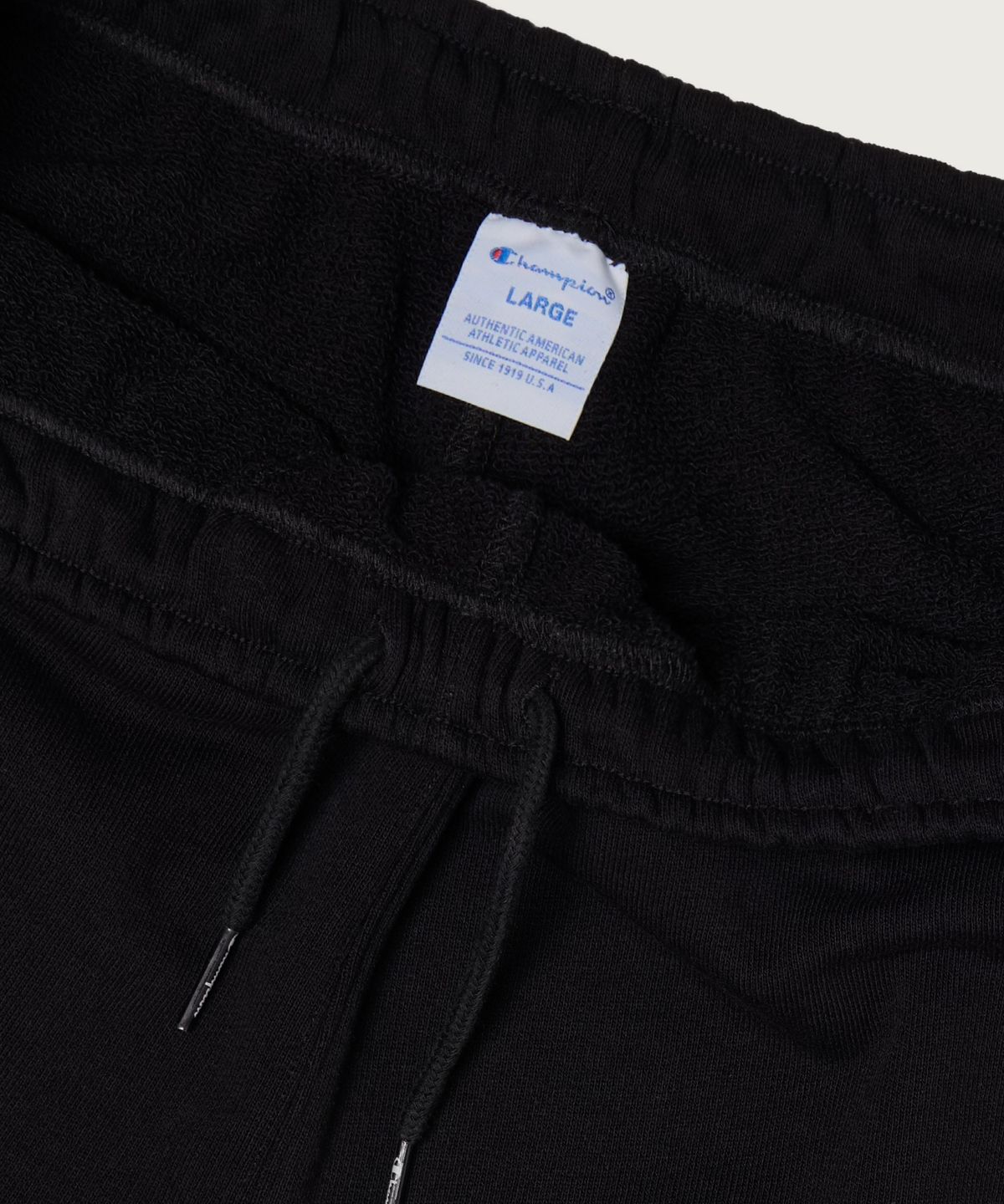 챔피온(CHAMPION) C로고 루즈핏 버뮤다 스웨트 팬츠 Black