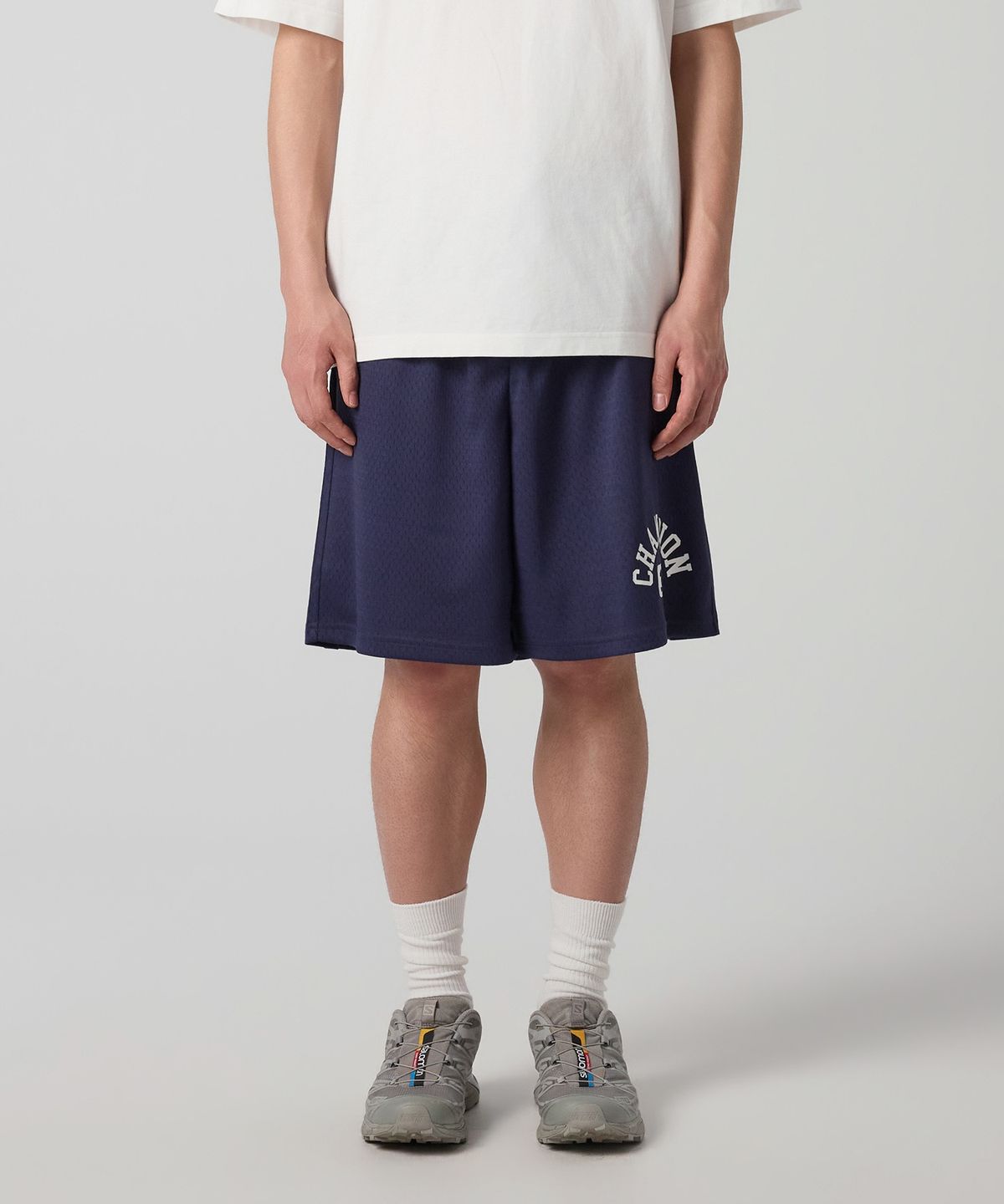 챔피온(CHAMPION) 바스켓볼 메쉬 쇼츠 Navy