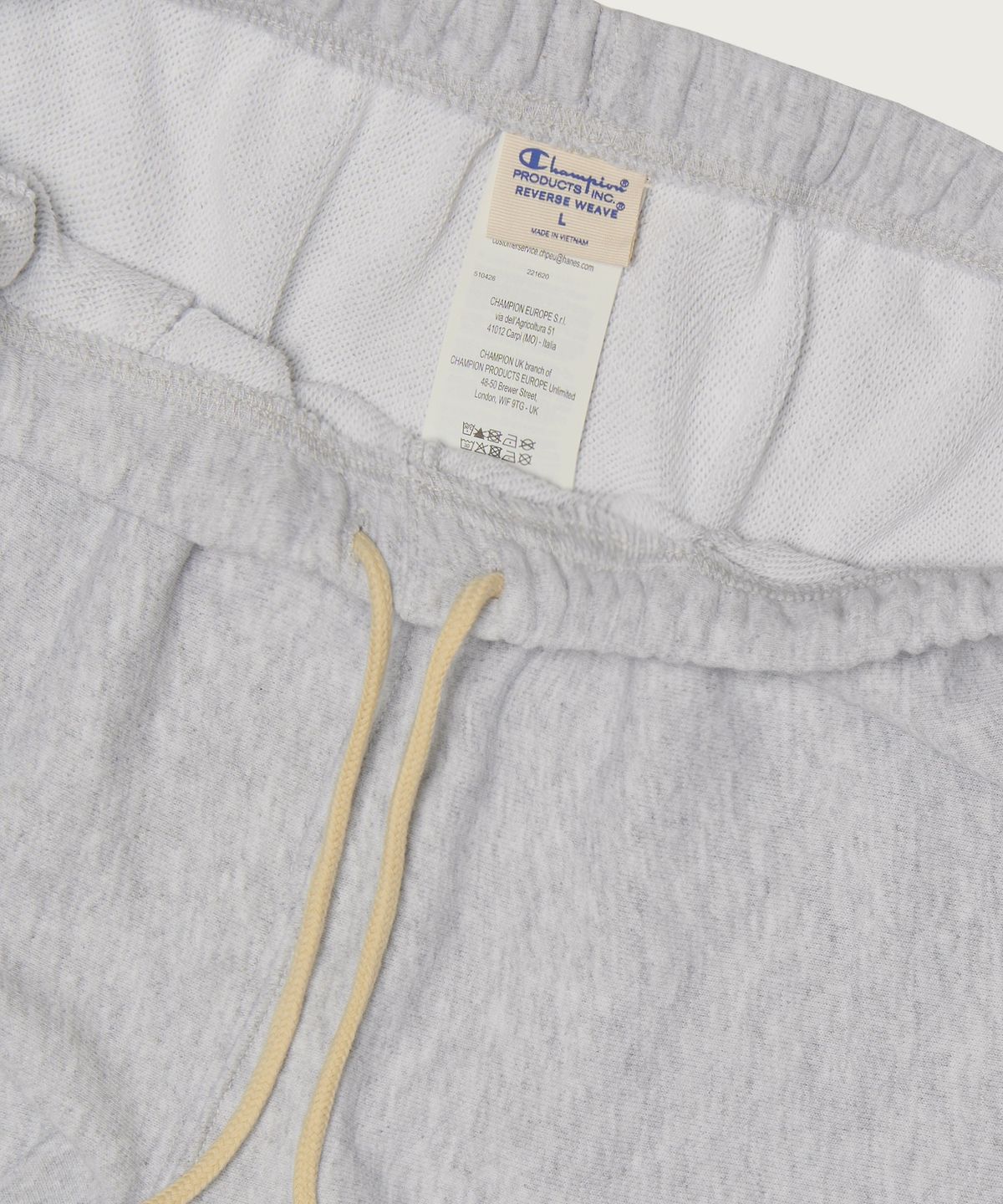 챔피온(CHAMPION) 리버스위브 릴렉스핏 스웨트 조거 팬츠 Light Grey