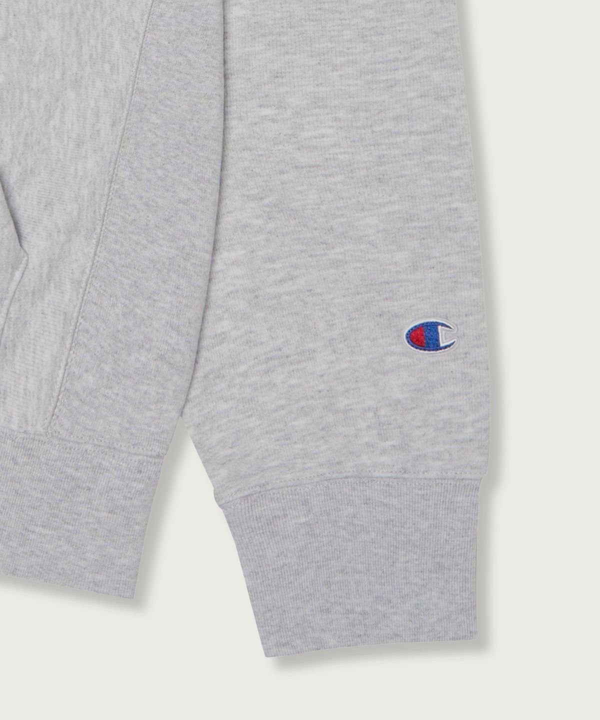 챔피온(CHAMPION) 리버스위브 루즈핏 후드 티셔츠 Light Grey