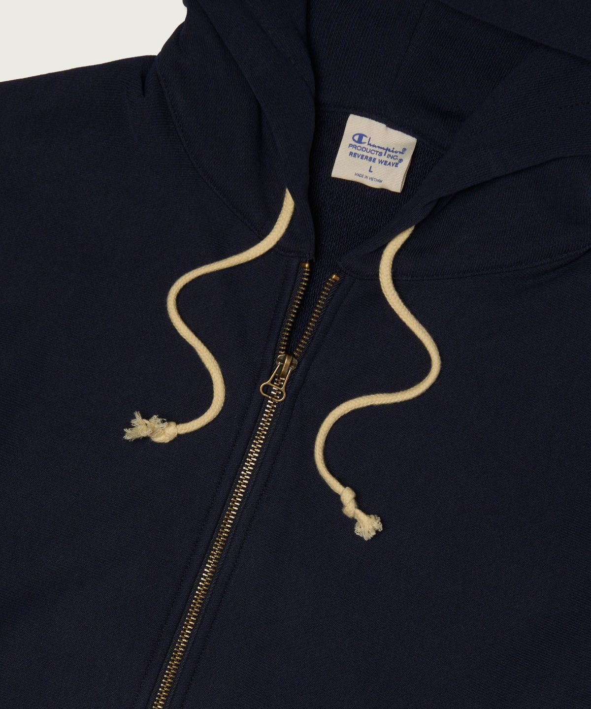챔피온(CHAMPION) 리버스위브 루즈핏 후드 집업 Navy