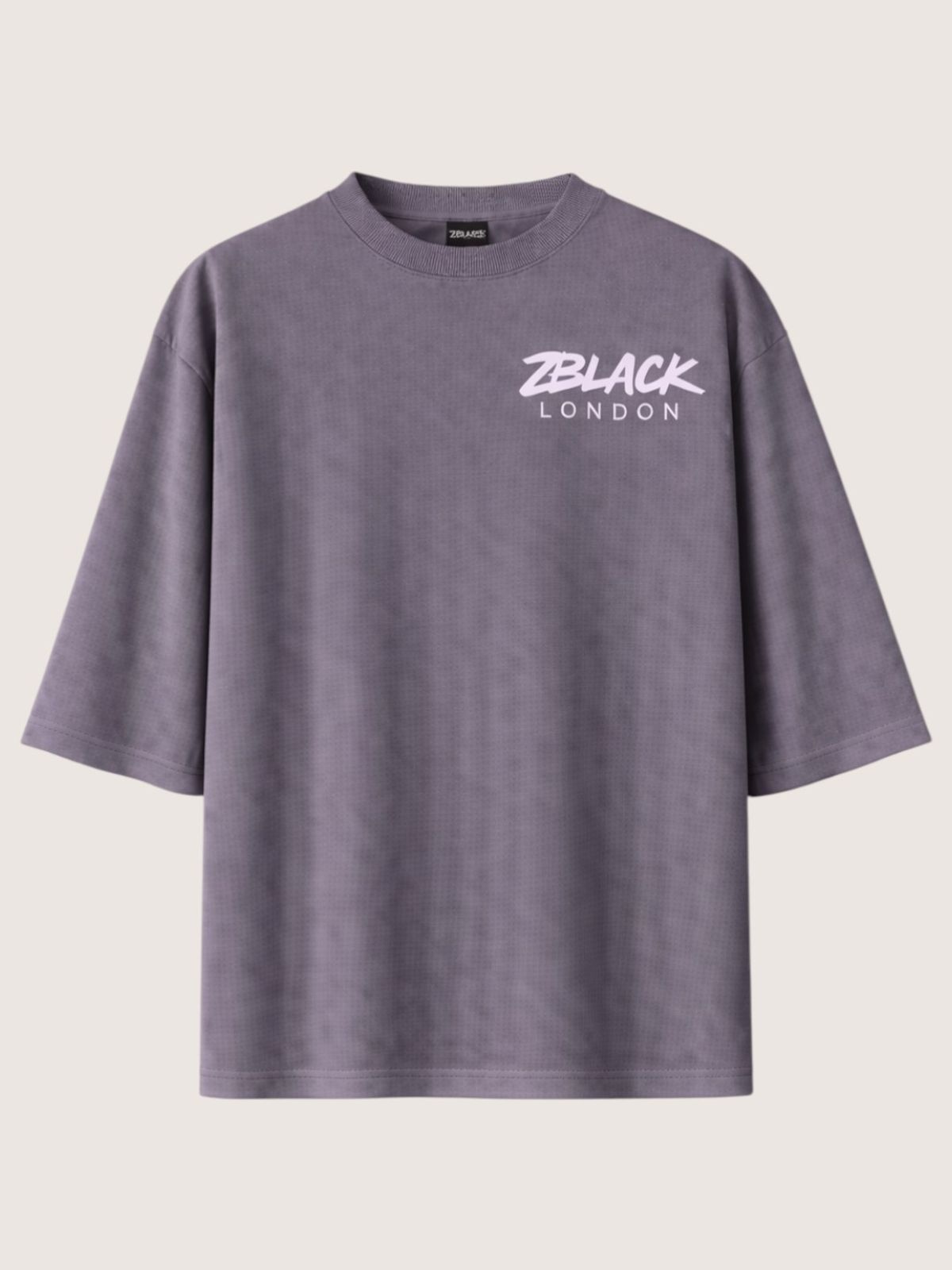 지블랙(ZBLACK) 패션위크 시티 런던 7부 티셔츠(BEIGE)