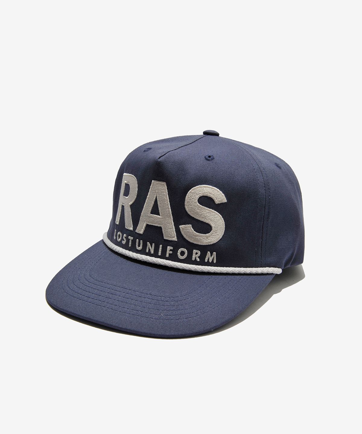 러스트앤스톤(RUSTANDSTONE) Ras 스트링 볼캡 네이비_Ras String Ball Cap Navy