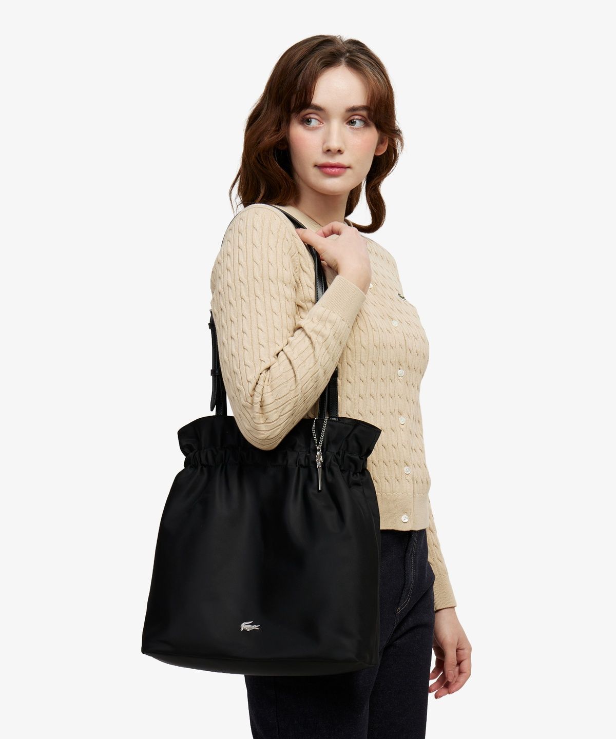 라코스테(LACOSTE) 여성 라코스테 애티튜드 라지 문백 NF5385K56G 000
