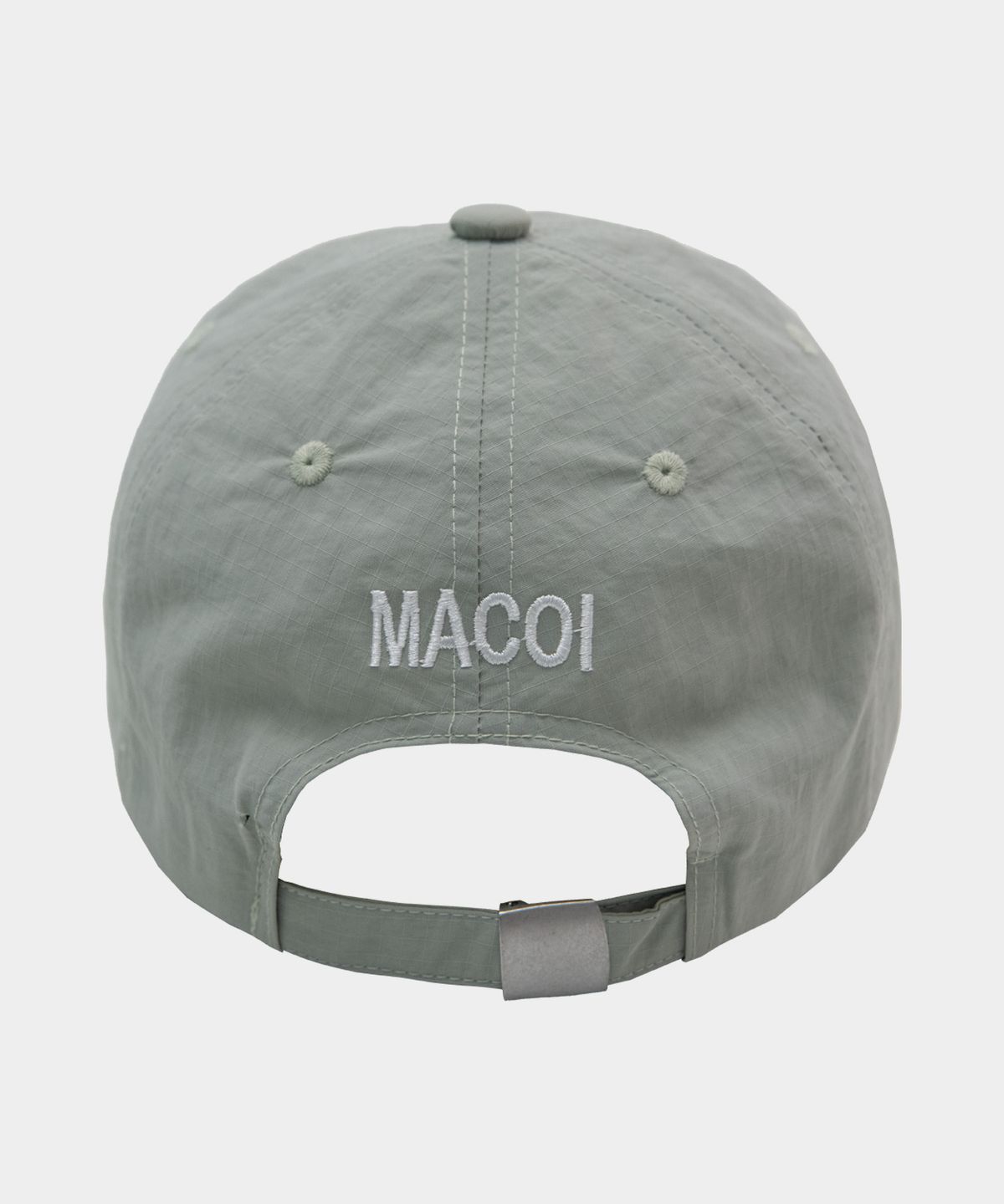 마코이(MACOI) 심플 클래식 레터링 베이직 소프트 코튼 자수 볼캡 [그린]