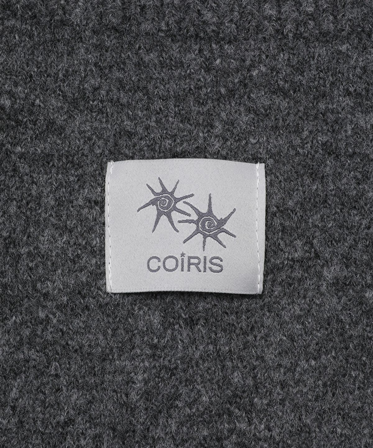 코이리스(COIRIS) 저니 사선 버튼 하이넥 후드 니트 가디건 (2컬러)