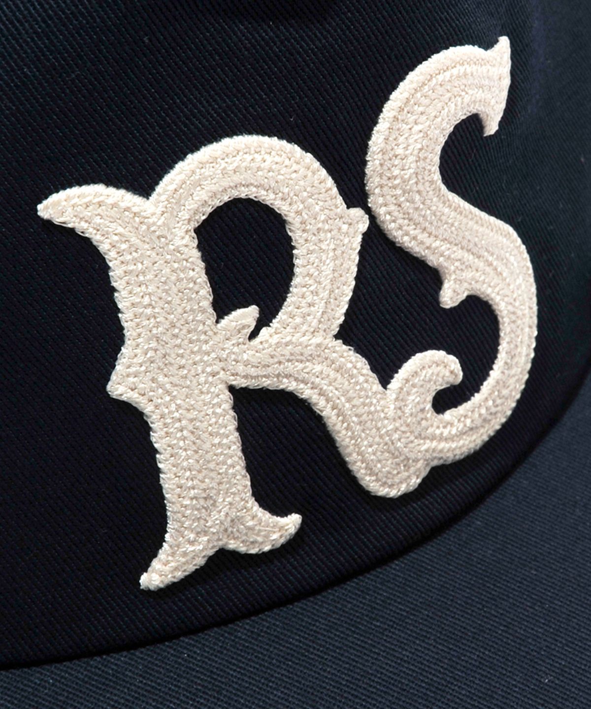 러스트앤스톤(RUSTANDSTONE) 체인 스티치 볼캡 네이비_Chain Stitch Ball Cap Navy