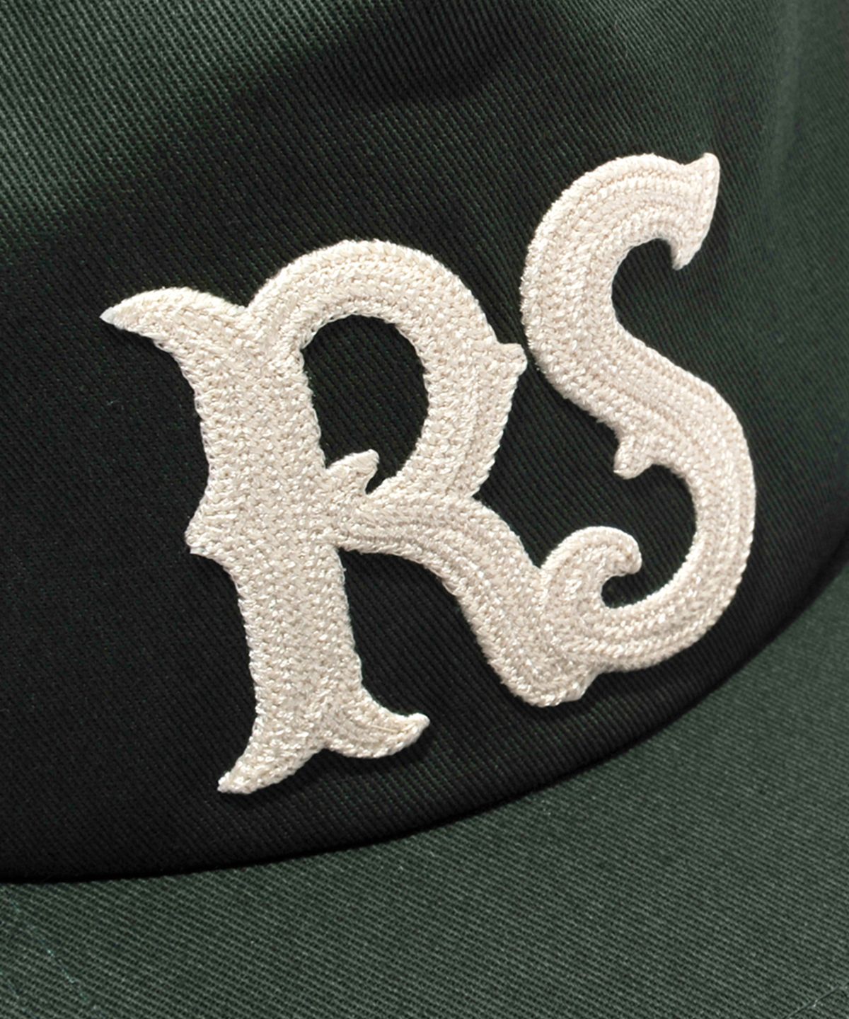 러스트앤스톤(RUSTANDSTONE) 체인 스티치 볼캡 그린_Chain Stitch Ball Cap Green