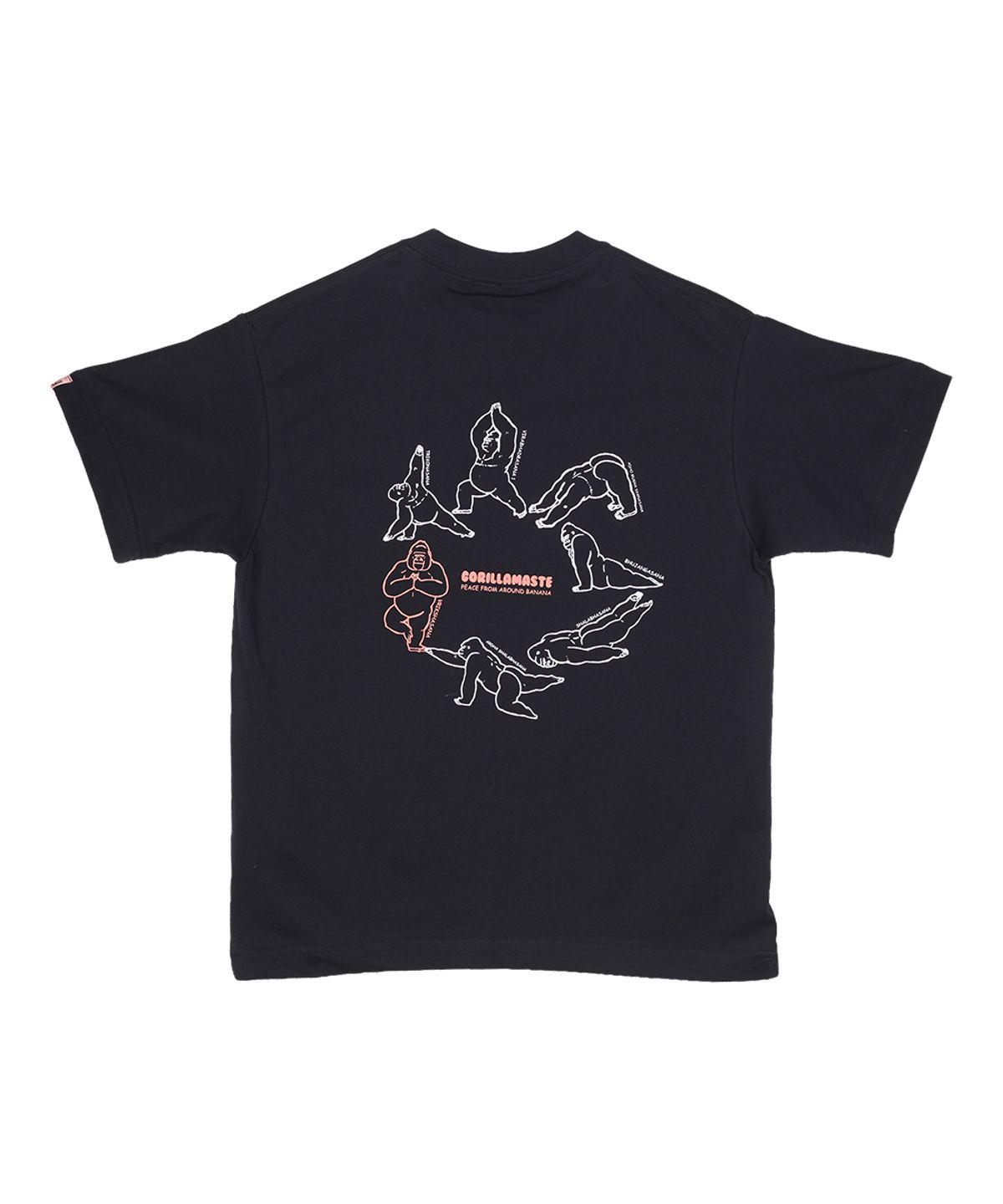 따따따와(WWWY) [WWWY]따따따와 고릴라마스떼 아사나 오버핏 반팔 티셔츠(2colors)