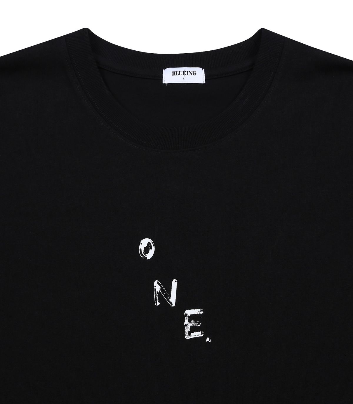 블루잉(BLUEING) SLOWLY SILENTLY SHINE GRAPHIC TEE [BLACK]