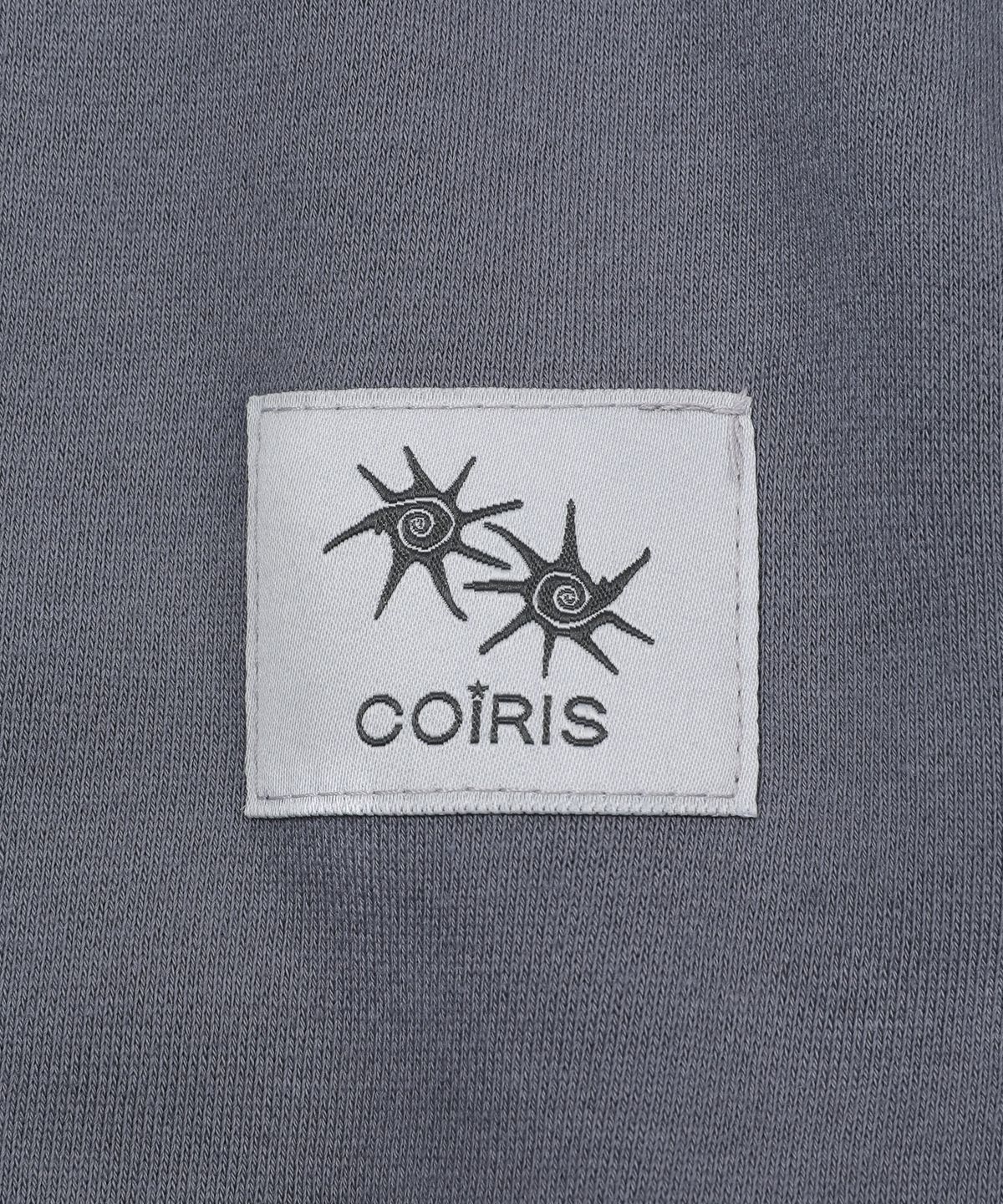 코이리스(COIRIS) 비플 셋업 사이드 절개 배색 후드 집업 남녀공용
