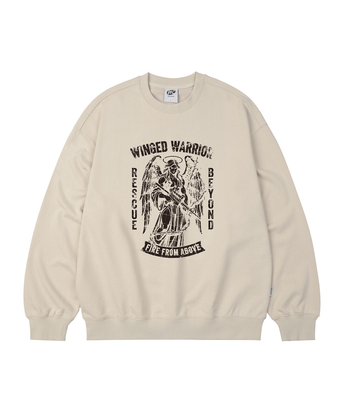 와일드락(WILDROCK) WINGED WARRIOR 오버핏 맨투맨_7 COL
