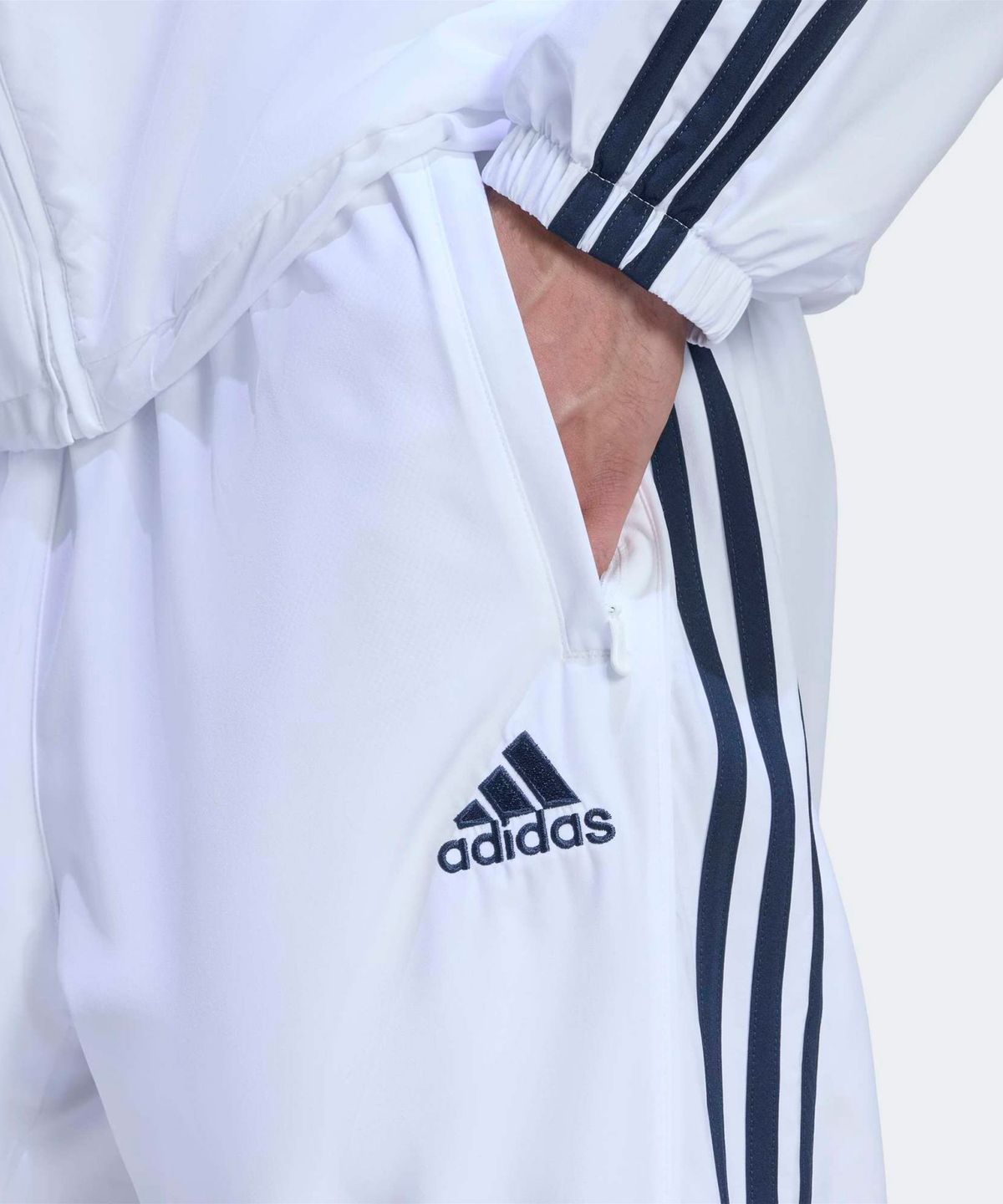 아디다스(ADIDAS) 팀가이스트 아디컬러 트랙 팬츠 - 화이트 / KD5867