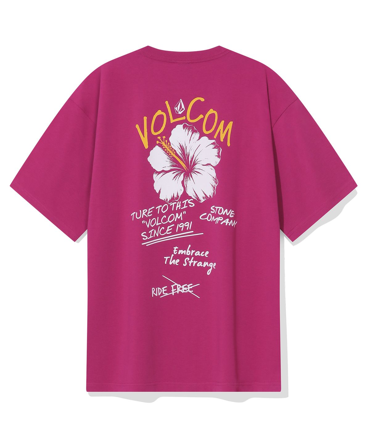 볼컴(VOLCOM) 히비스커스 오버핏 반팔티(바이올렛)