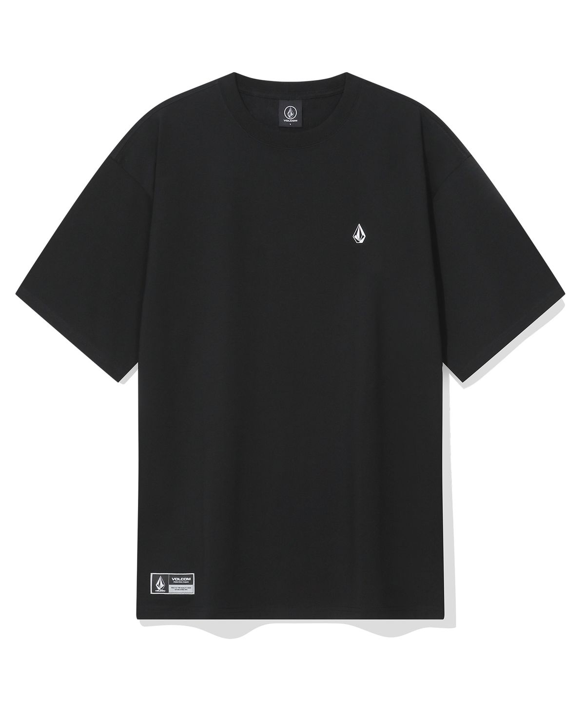 볼컴(VOLCOM) 히비스커스 오버핏 반팔티(블랙)